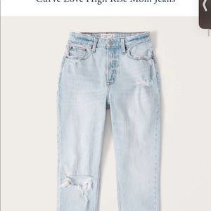 Abercrombie Curve Love Mom High Rise Jean